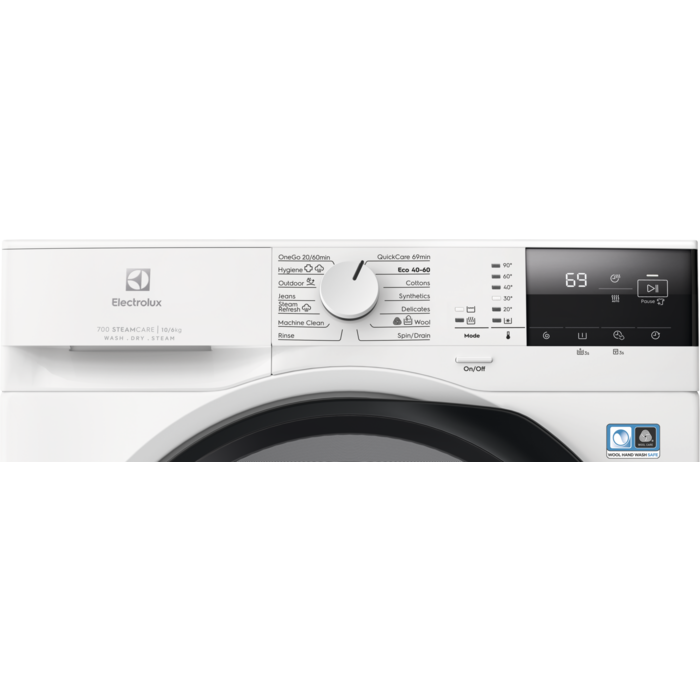 Electrolux - Ανεξάρτητο πλυντήριο - στεγνωτήριο - EW7W2612E